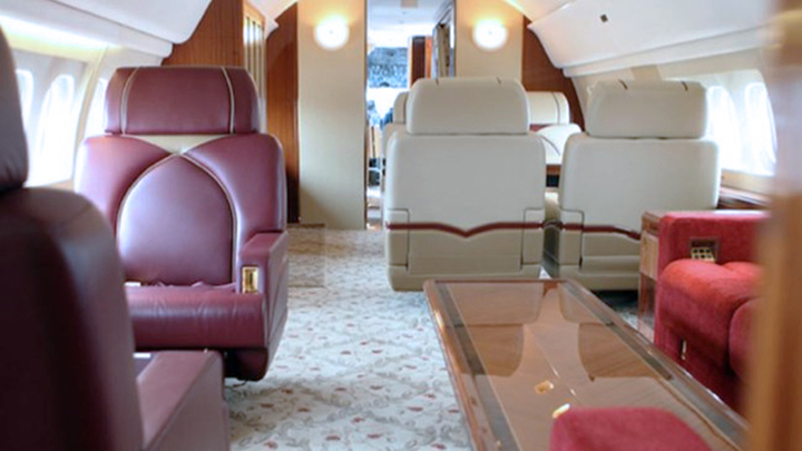 McDonnell Douglas MD87 Jet Interior